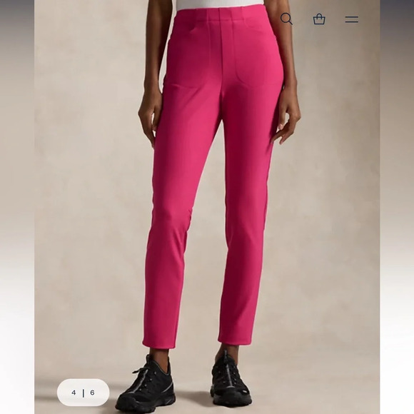 RLX Polo Women’s Stretch Twill Athletic Golf Pink Pant Size 2 NWT - Picture 4 of 10